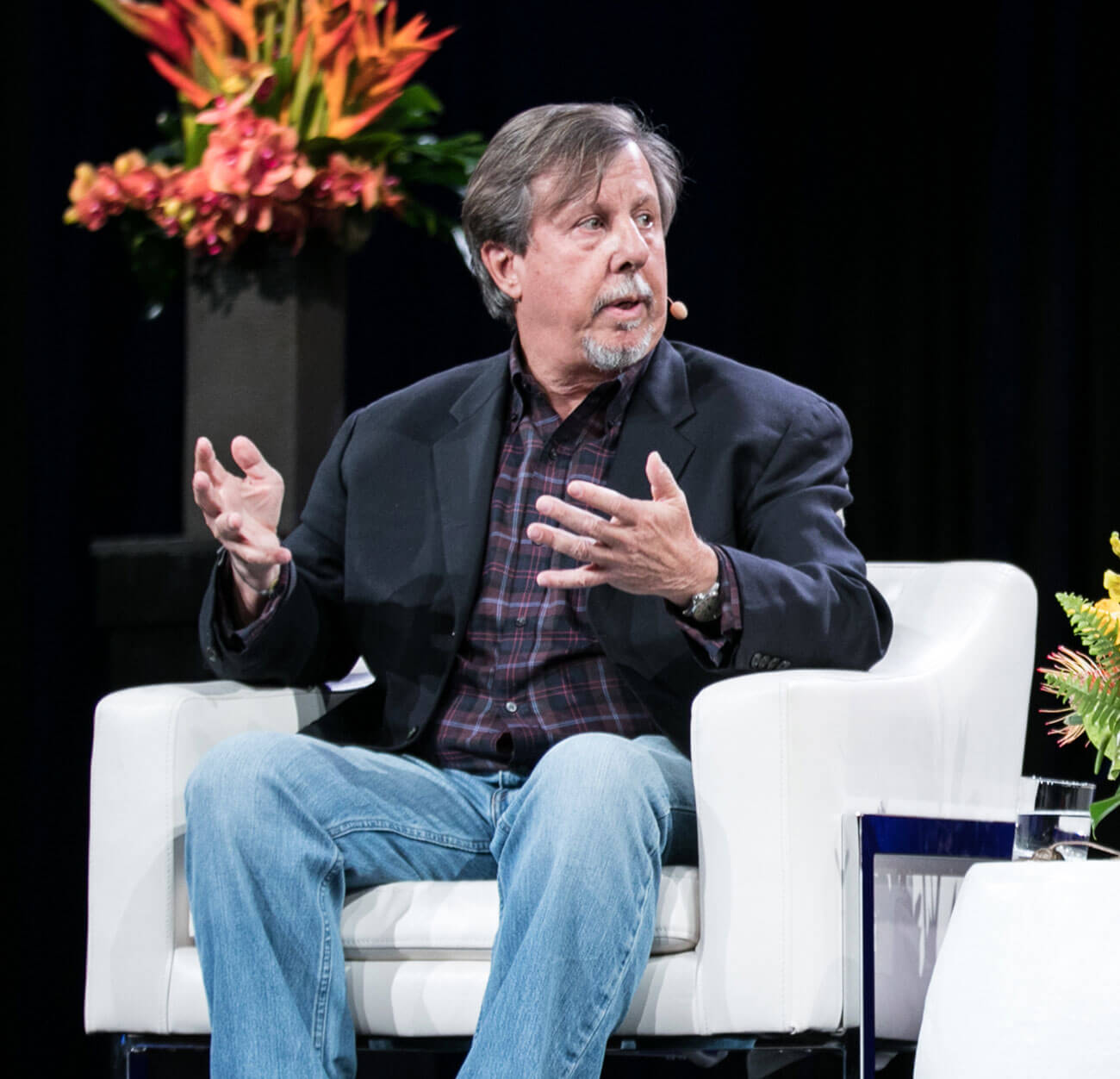 Dr. Richard C. Schwartz, Founder of Internal Family Systems Speaking on a Stage